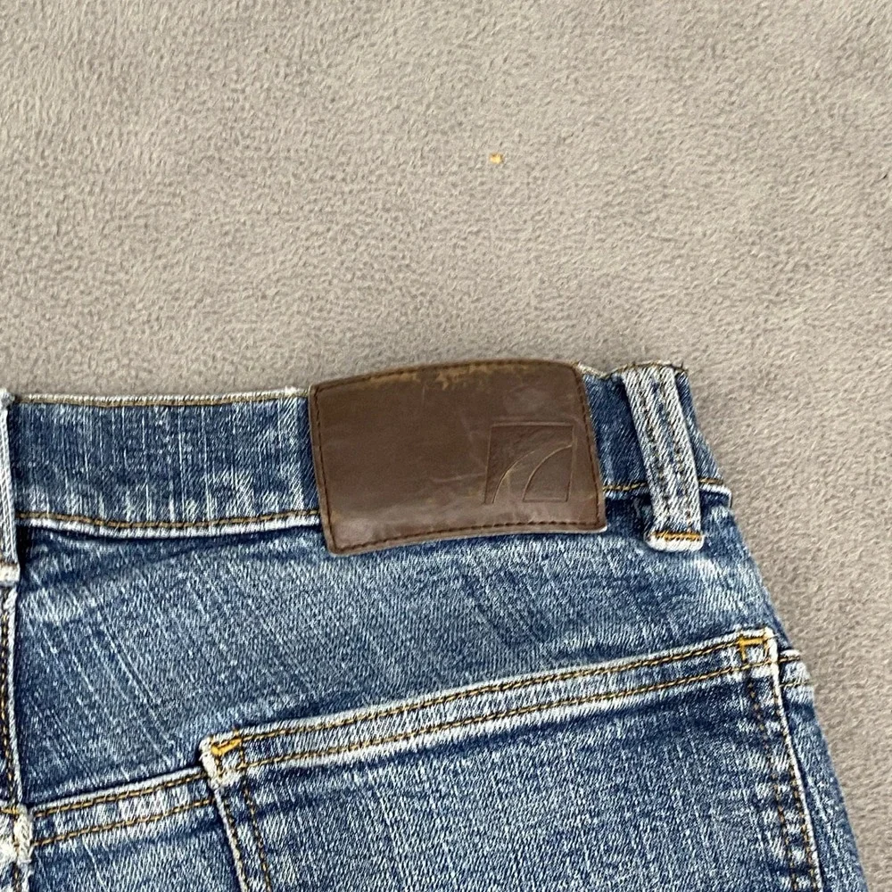 Road Mens Straight Leg Jeans Blue Medium Wash Stretch Denim 30x30